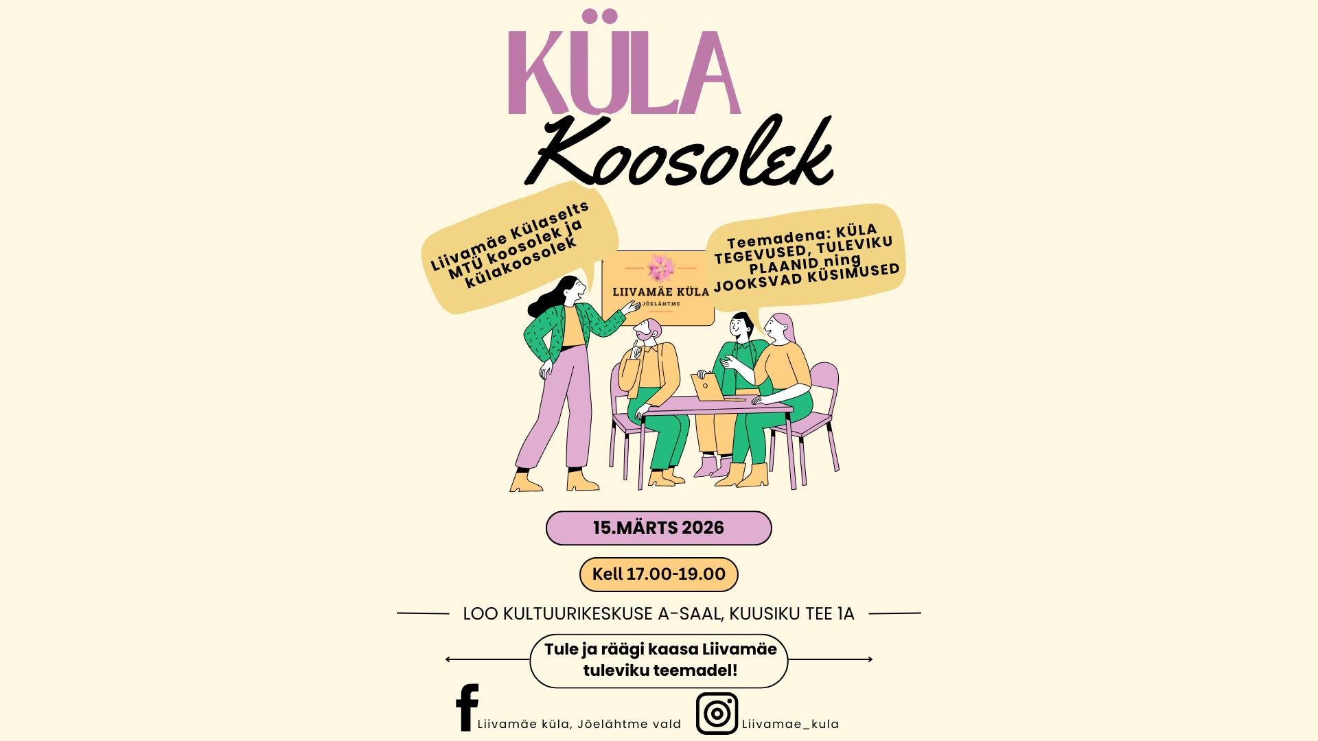 Liivamäe külakoosolek 2026